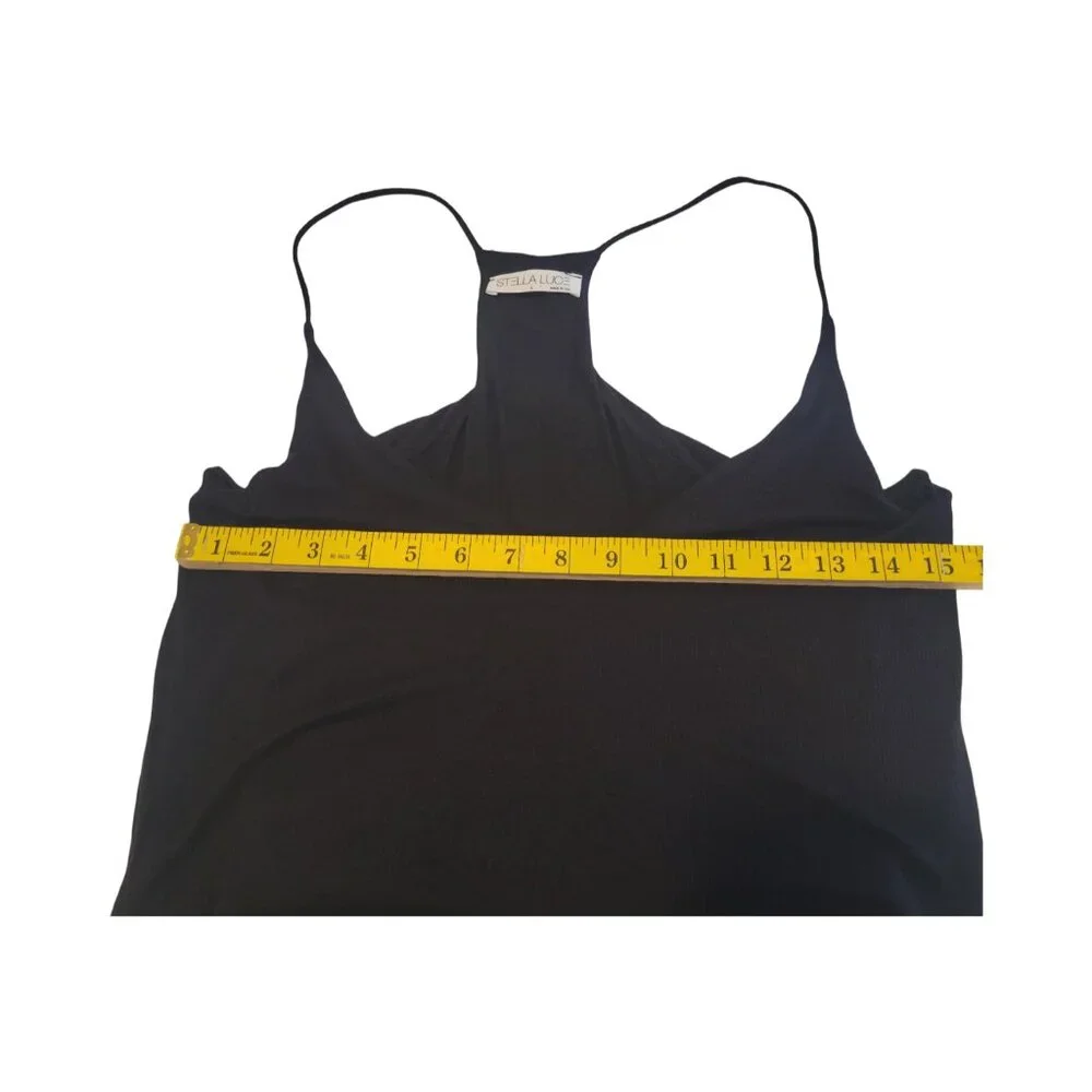 Black Stella Luce halter maxi dress - Picture 3 of 6